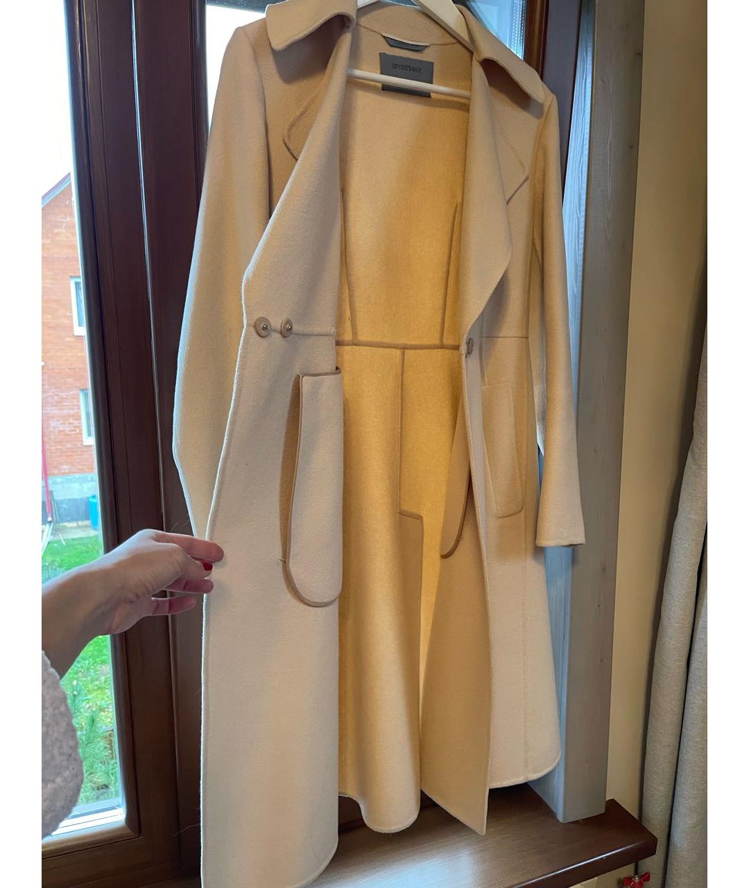 SPORTMAX Шерстяное пальто, фото 3