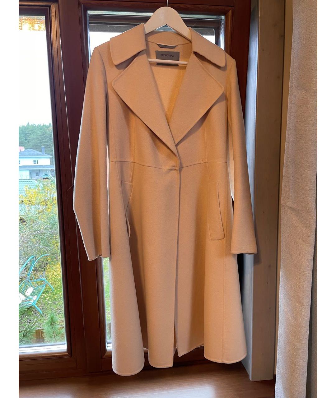SPORTMAX Шерстяное пальто, фото 9
