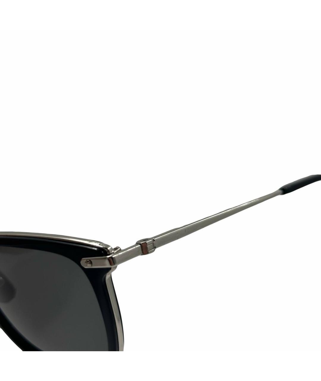BRIONI Черные металлические солнцезащитные очки, фото 2