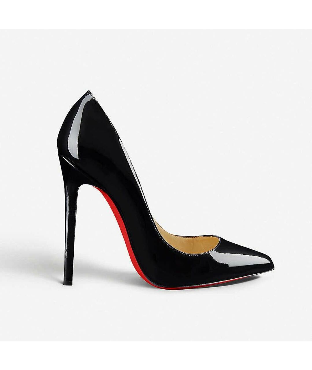 CHRISTIAN LOUBOUTIN Черные замшевые туфли, фото 6