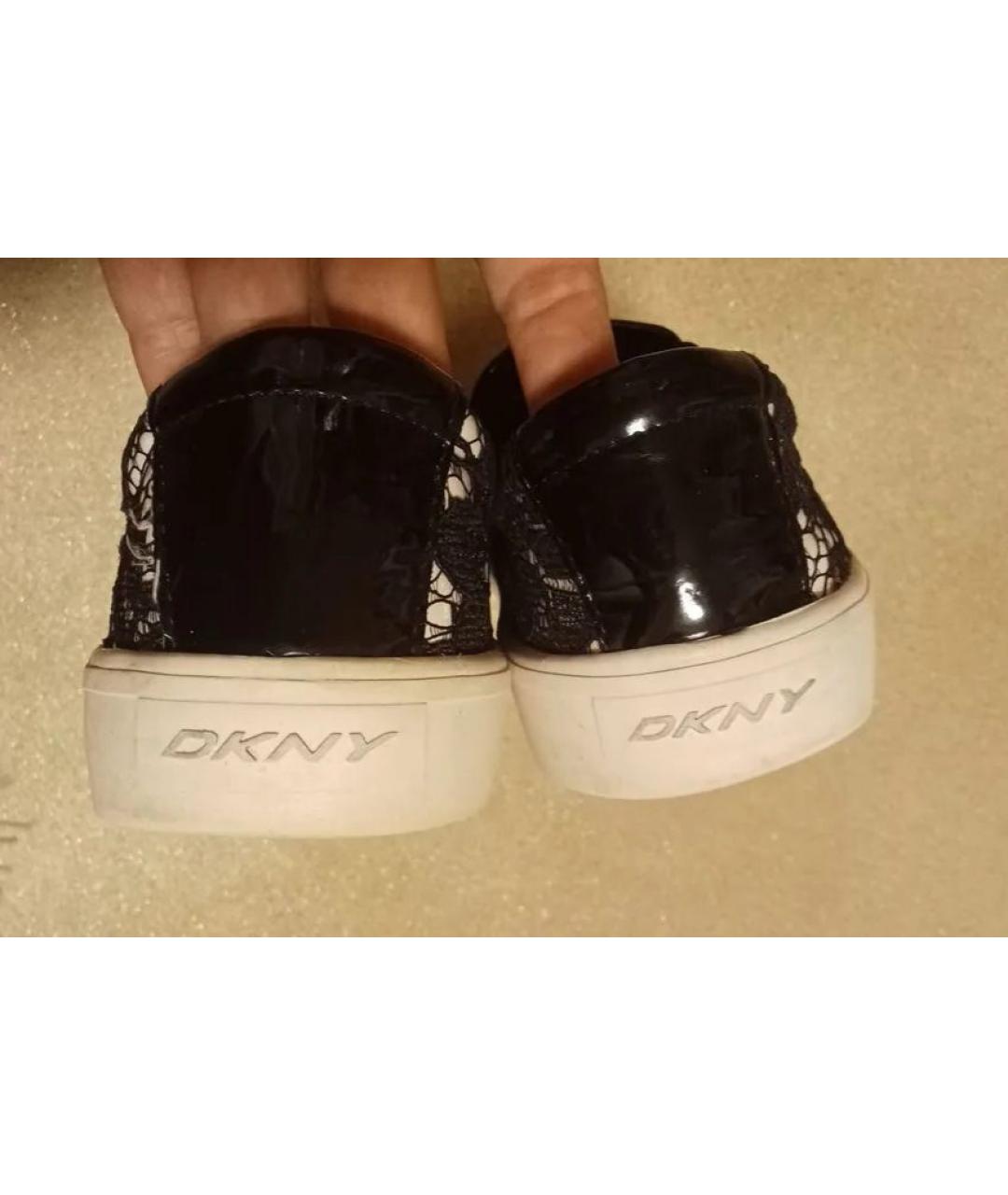 DKNY Белые лоферы из лакированной кожи, фото 4