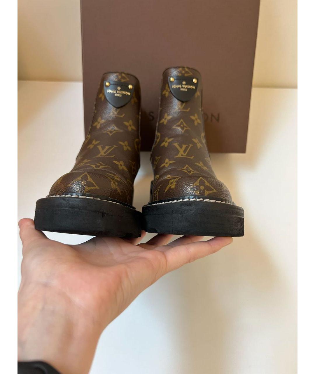 LOUIS VUITTON Черные полусапоги, фото 2