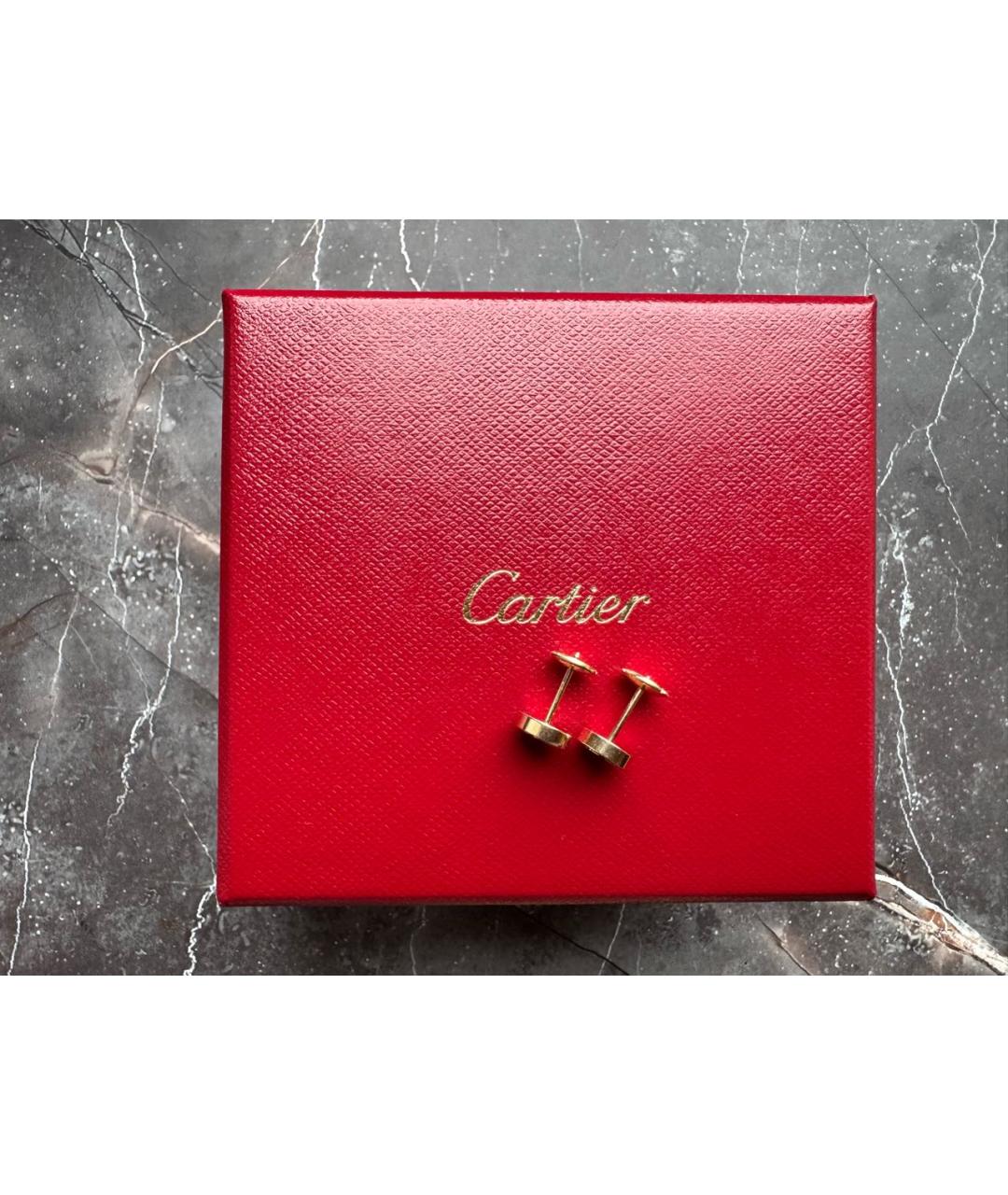 CARTIER Золотые серьги из желтого золота, фото 3