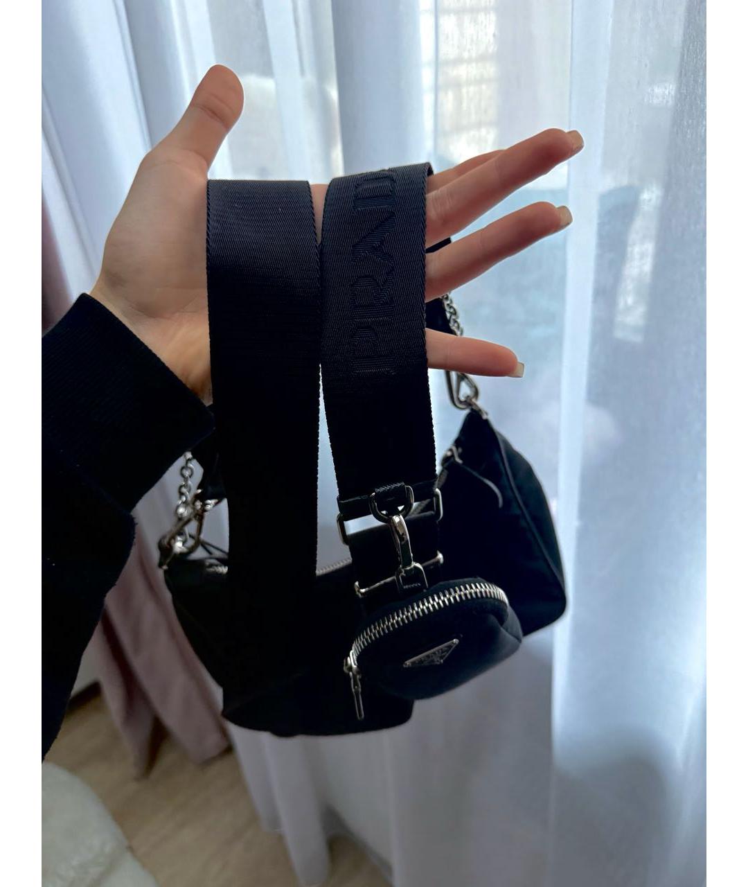 PRADA Черная сумка через плечо, фото 2