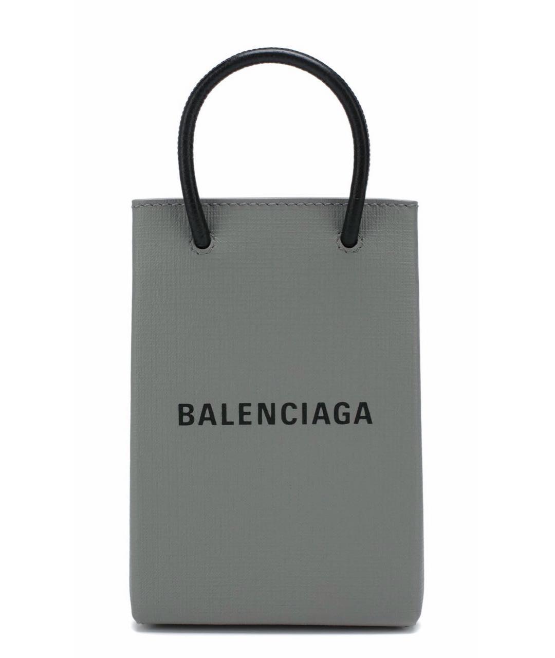 BALENCIAGA Серая сумка через плечо, фото 1