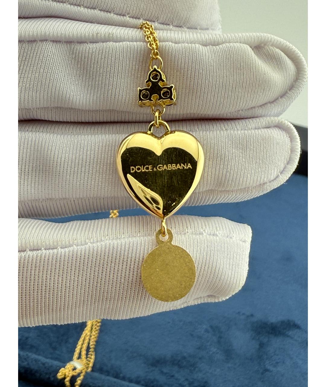 DOLCE&GABBANA Золотая подвеска из желтого золота, фото 4