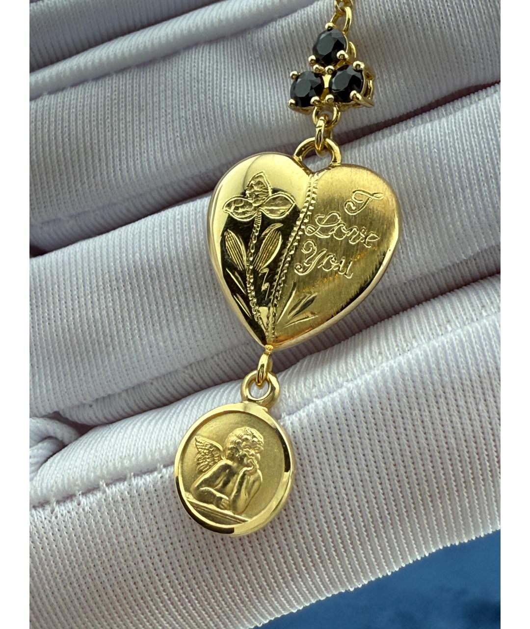 DOLCE&GABBANA Золотая подвеска из желтого золота, фото 3