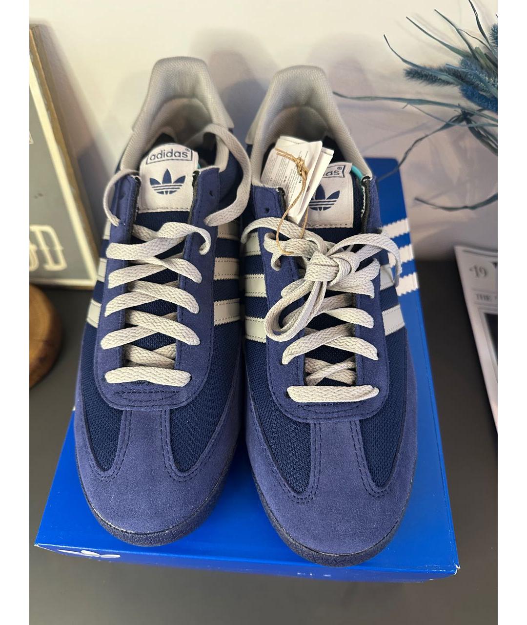 ADIDAS Синие синтетические низкие кроссовки / кеды, фото 2