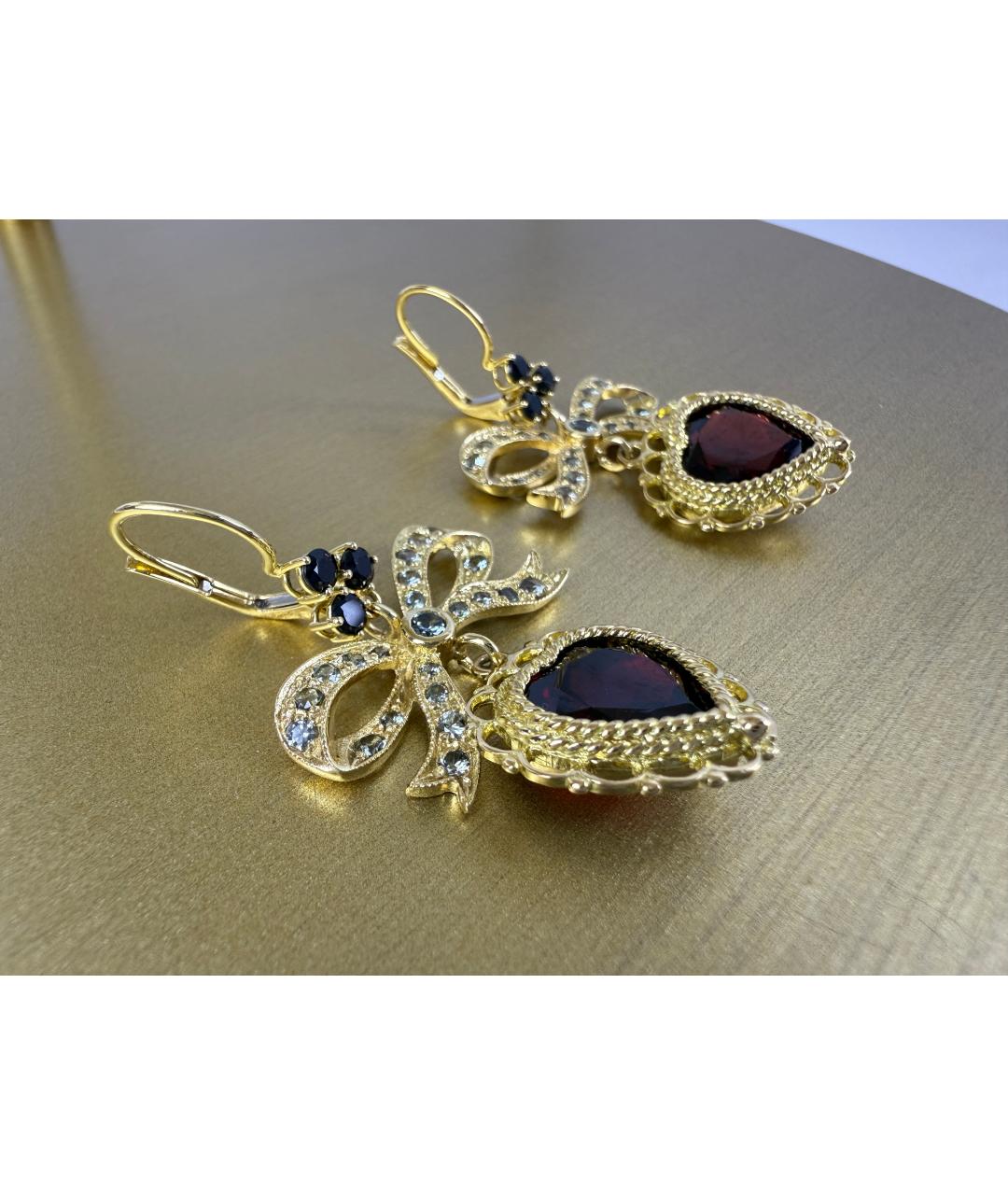 DOLCE&GABBANA Золотые серьги из желтого золота, фото 4