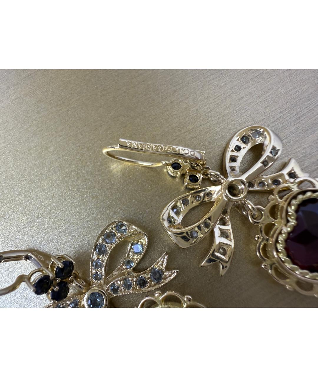 DOLCE&GABBANA Золотые серьги из желтого золота, фото 5
