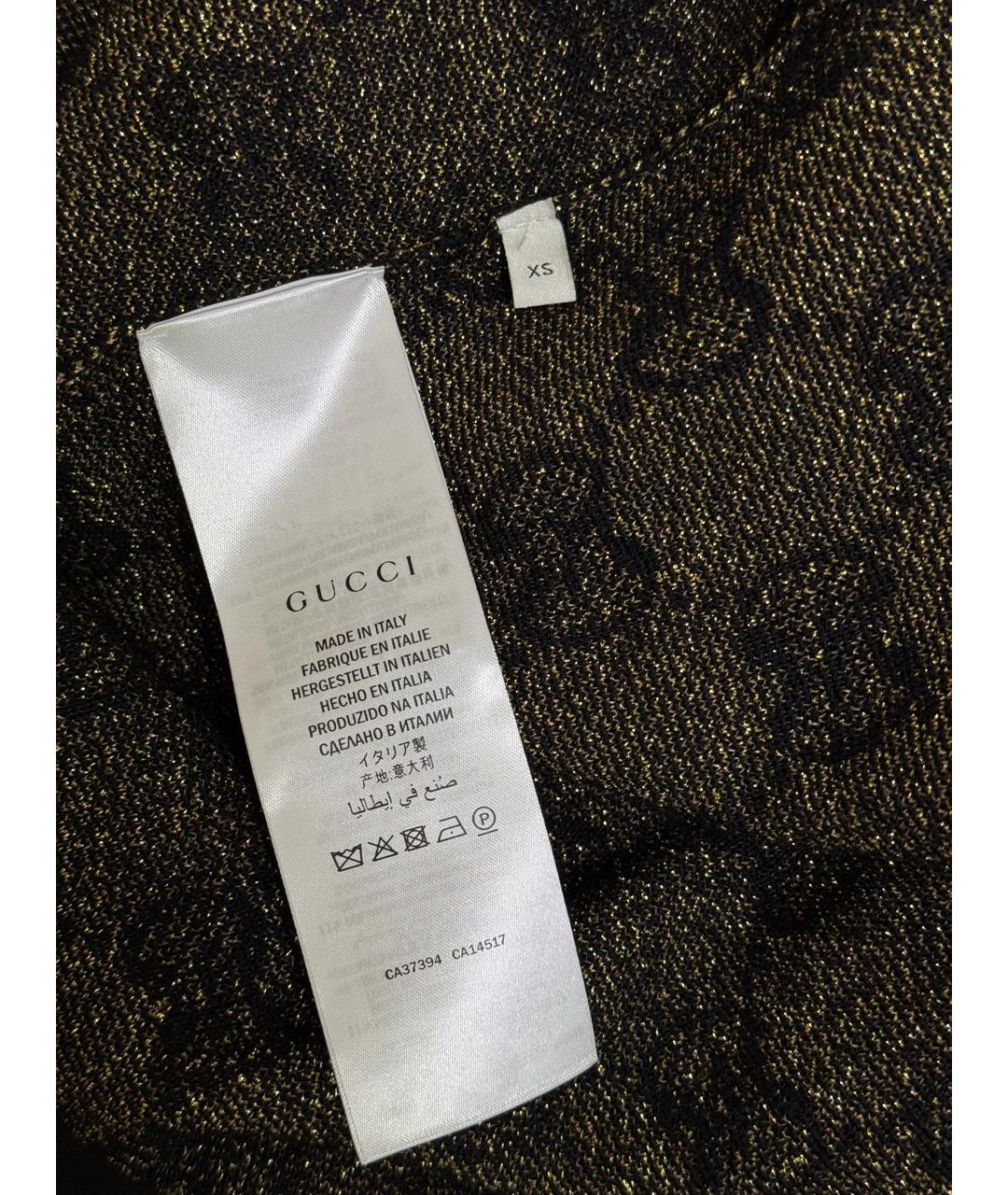 GUCCI Черный шерстяной кардиган, фото 3
