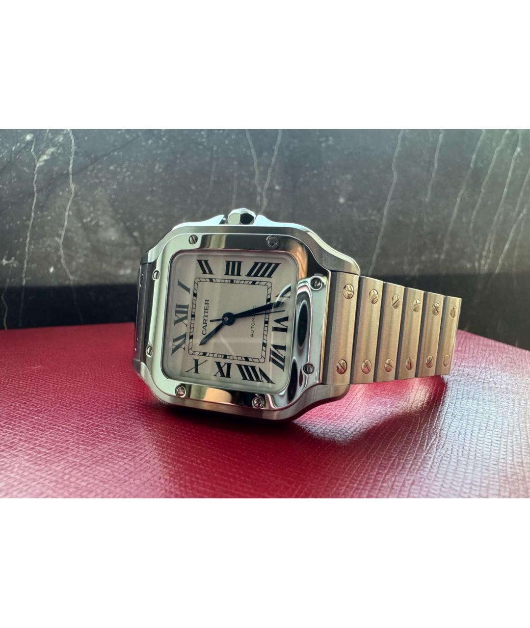 CARTIER Серебряные металлические часы, фото 4