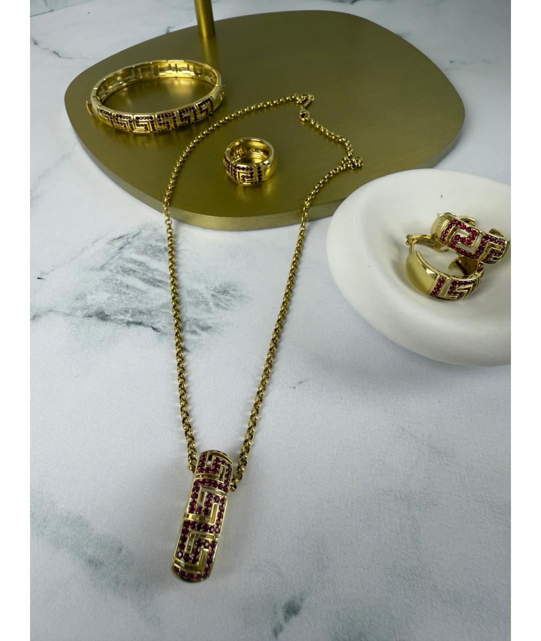 VERSACE Золотой комплект из желтого золота, фото 2
