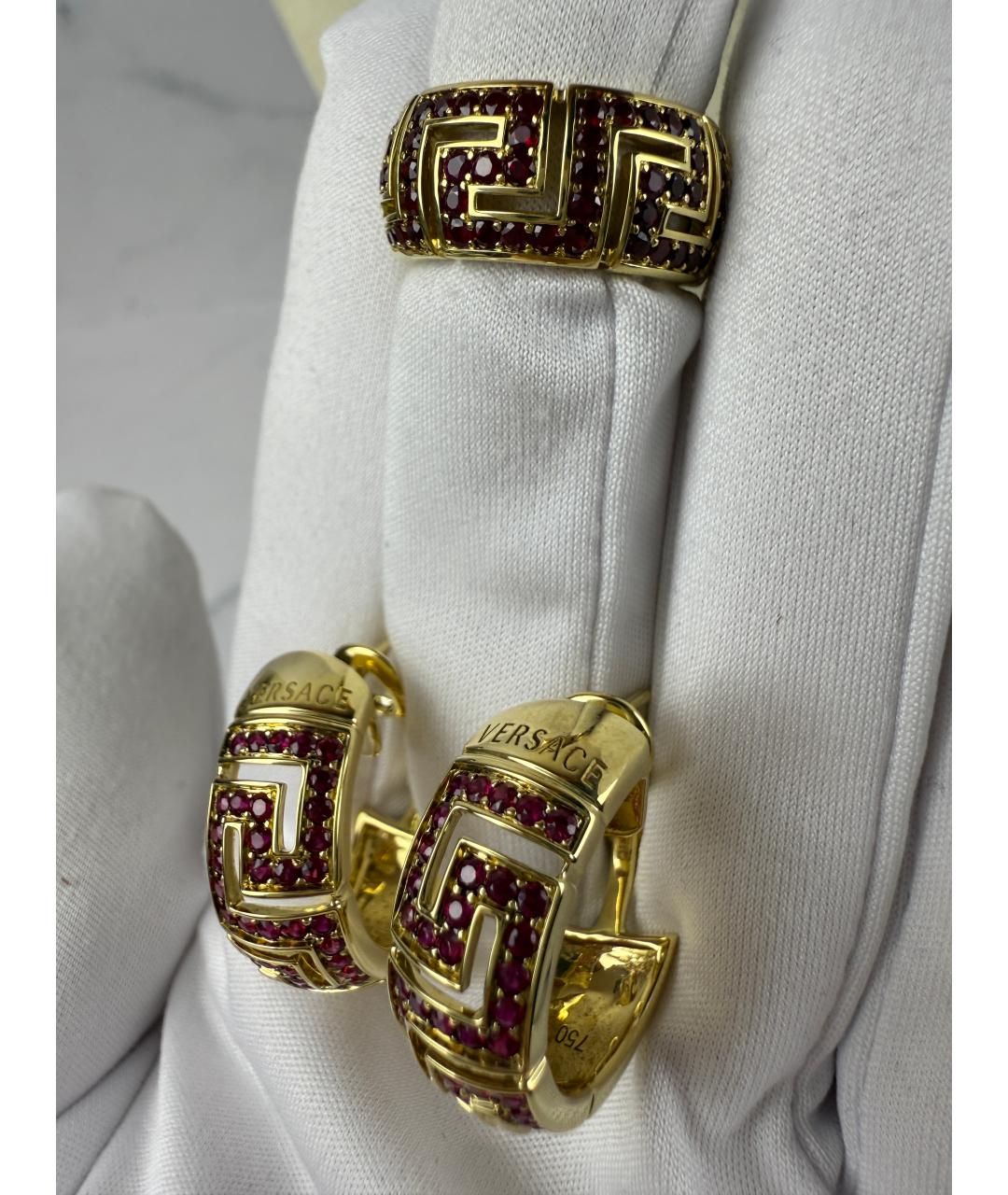 VERSACE Золотой комплект из желтого золота, фото 5