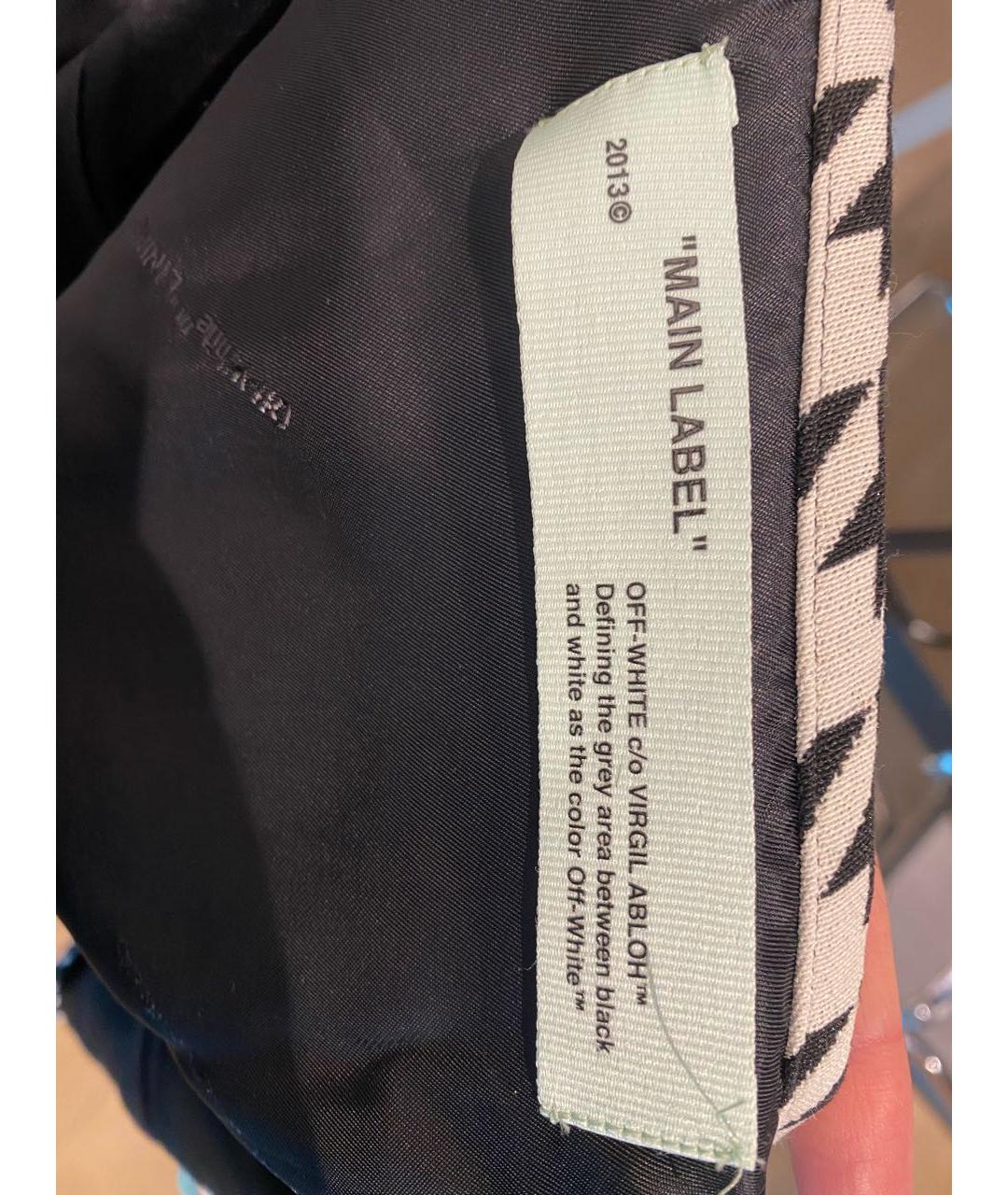 OFF-WHITE Мульти шерстяная юбка мини, фото 4