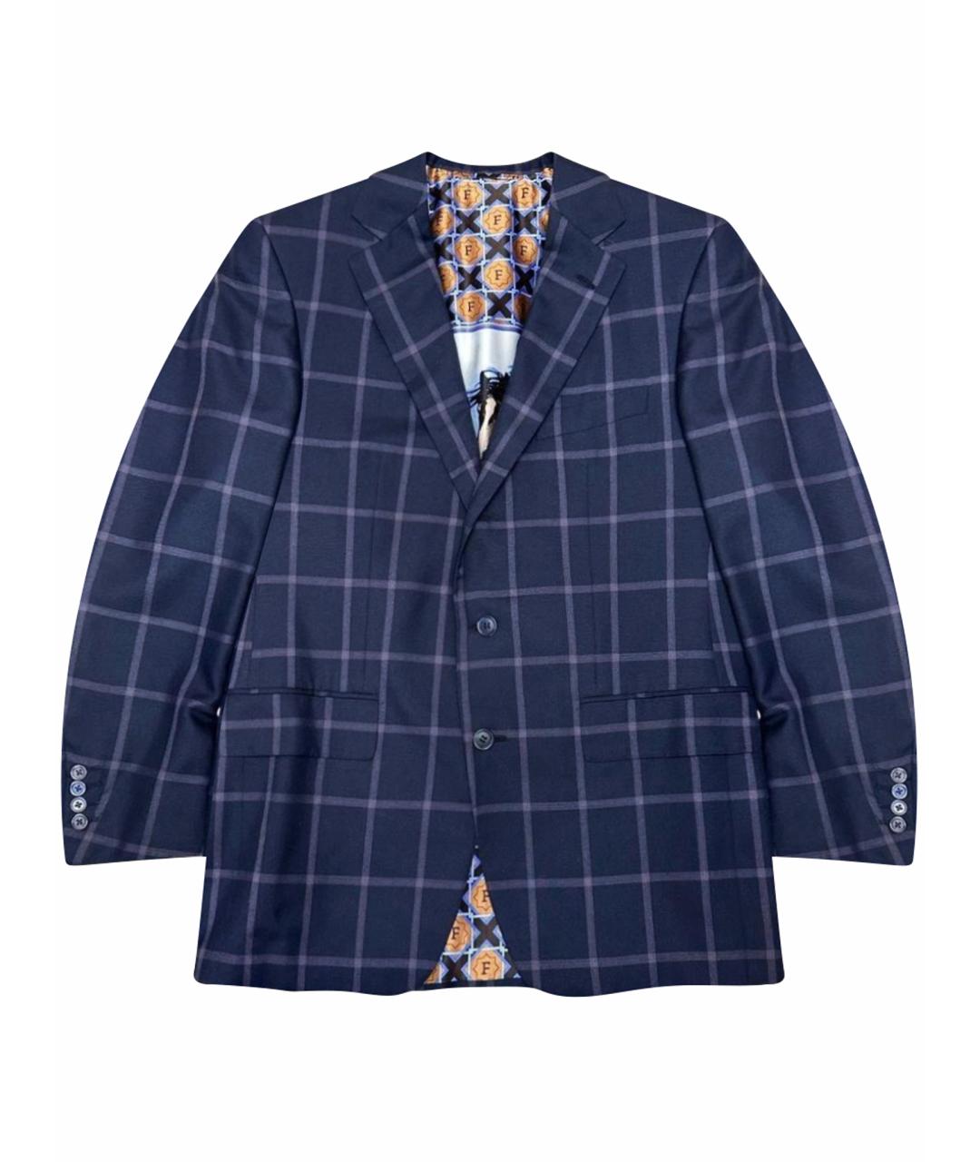 FERU Темно-синий кашемировый пиджак, фото 1