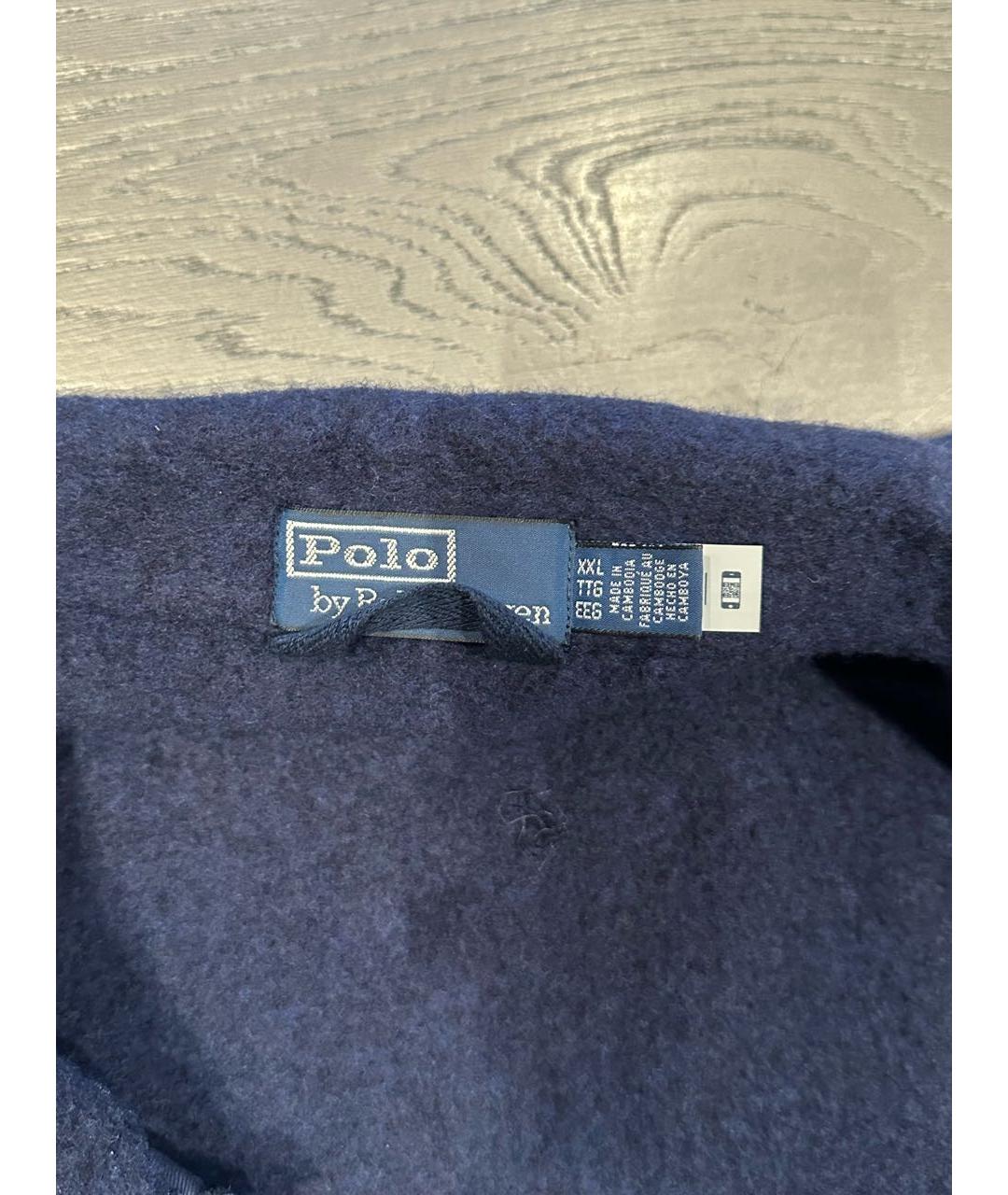 POLO RALPH LAUREN Темно-синяя шерстяная куртка, фото 4