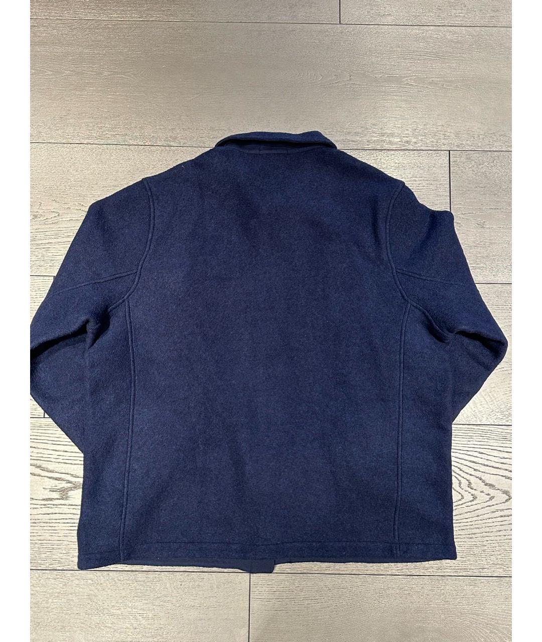 POLO RALPH LAUREN Темно-синяя шерстяная куртка, фото 2