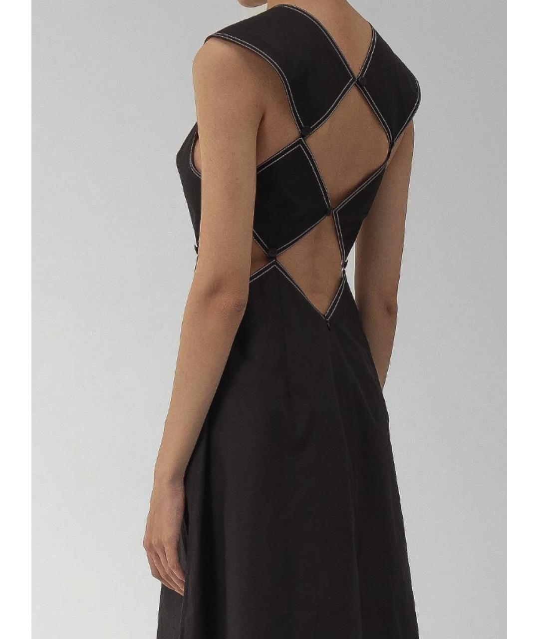 J.KIM Черное хлопковое платье, фото 4