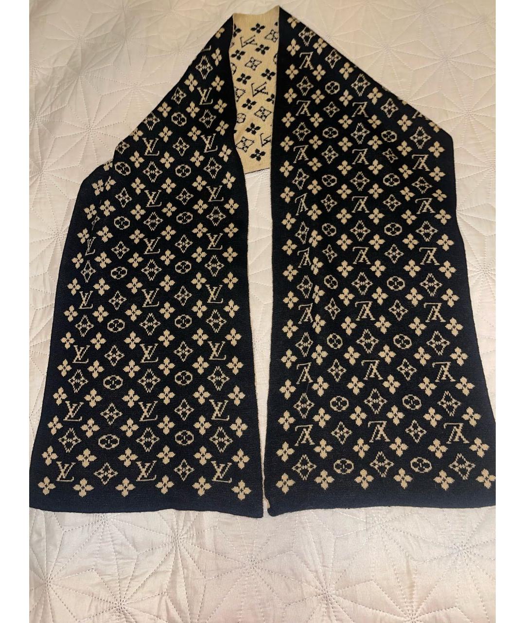 LOUIS VUITTON Мульти шерстяной шарф, фото 3