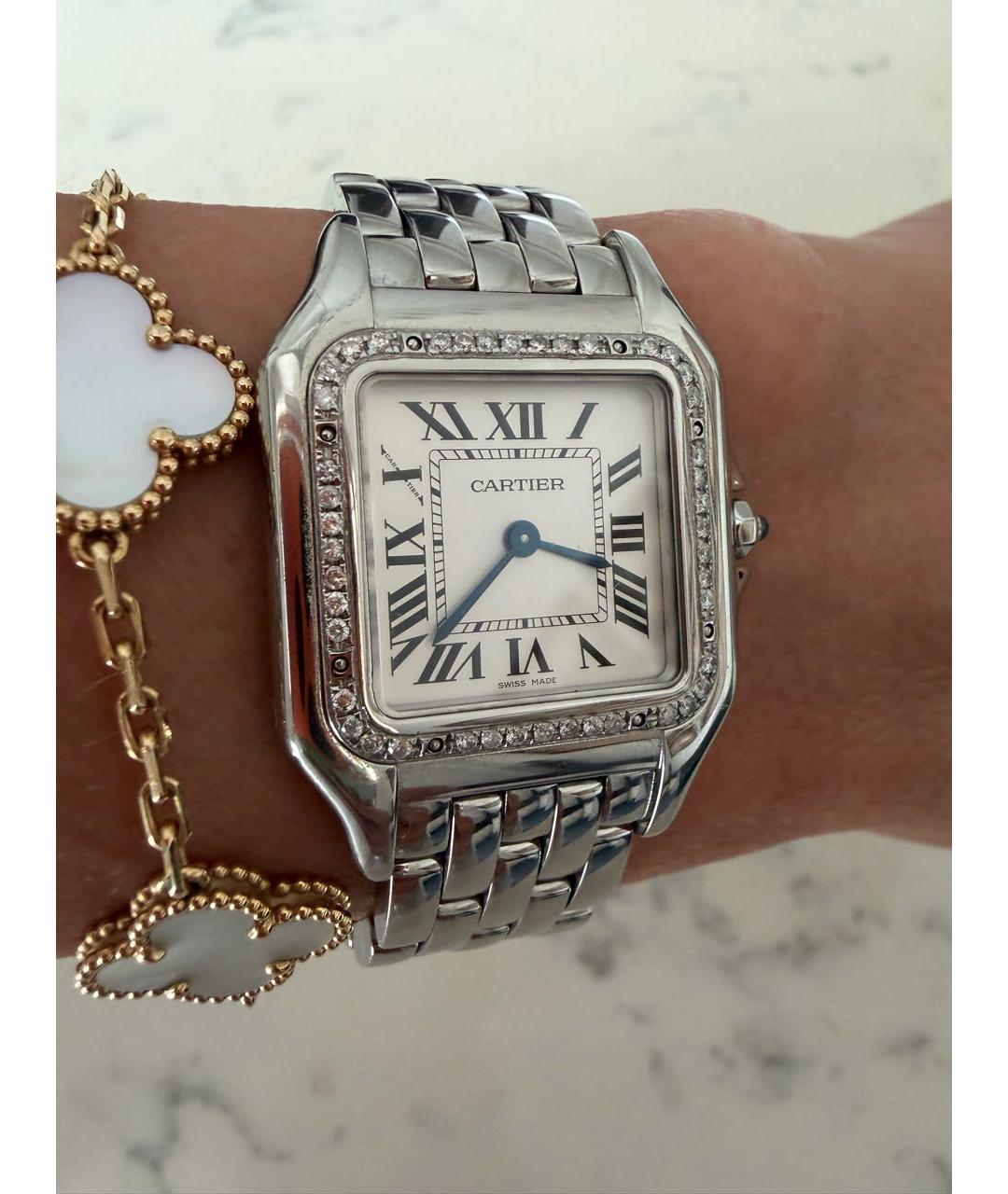CARTIER Серебряные металлические часы, фото 2