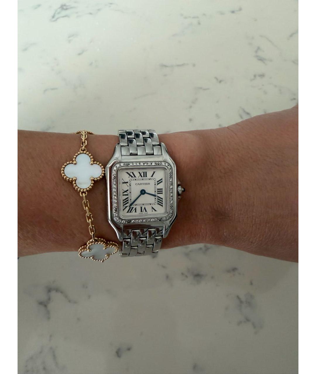 CARTIER Серебряные металлические часы, фото 3