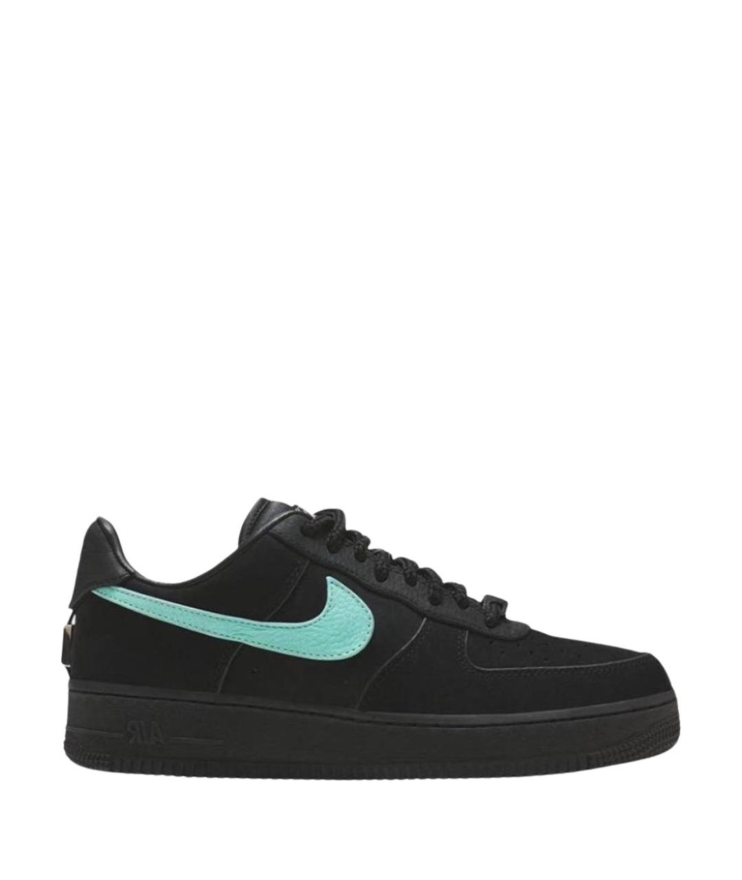 NIKE Черные нубуковые кроссовки, фото 1