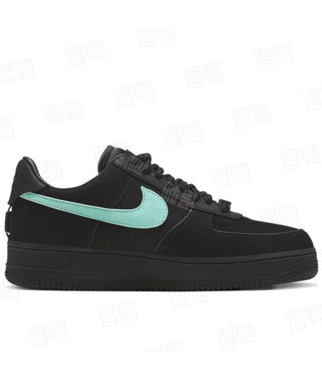 NIKE Черные нубуковые кроссовки, фото 2