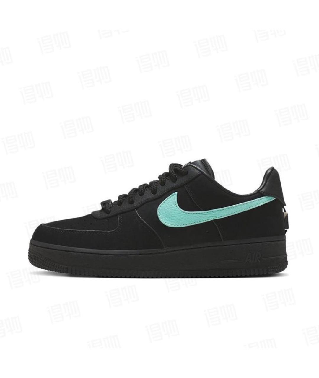 NIKE Черные нубуковые кроссовки, фото 5