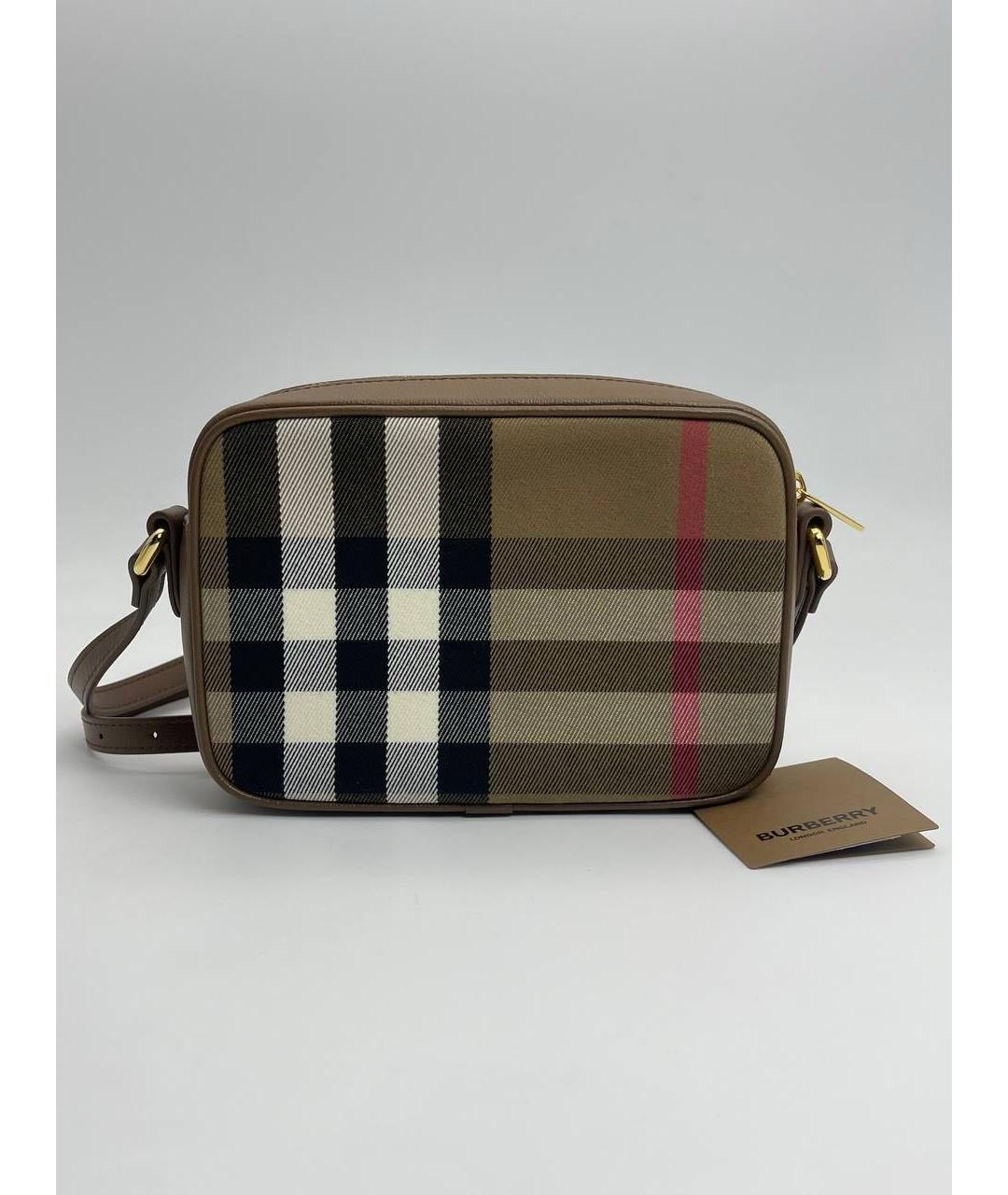 BURBERRY Коричневая кожаная сумка через плечо, фото 3
