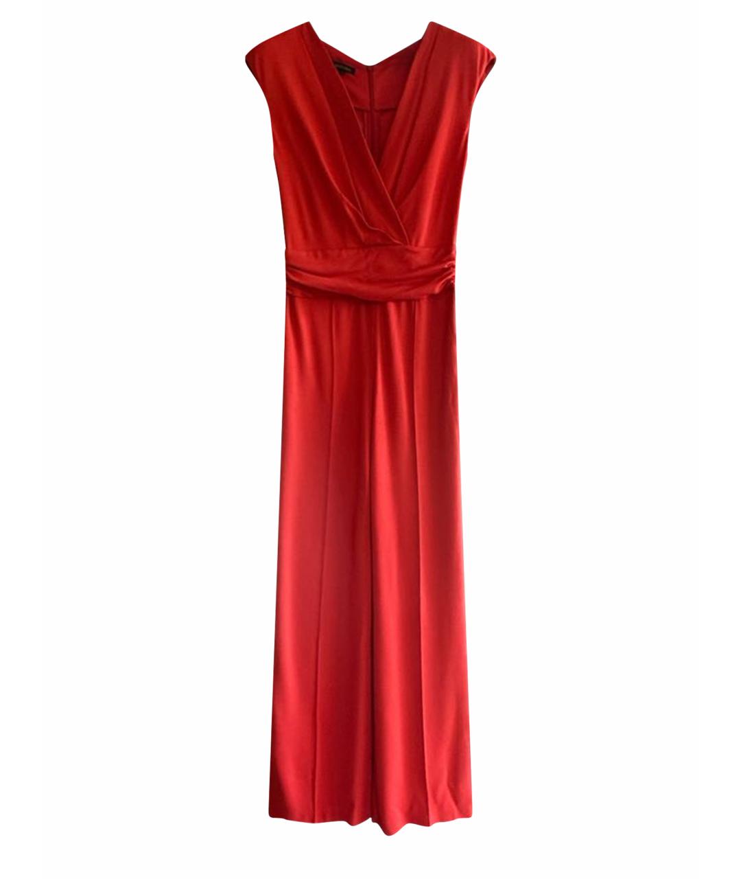 ESCADA Коралловый вискозный комбинезон, фото 1