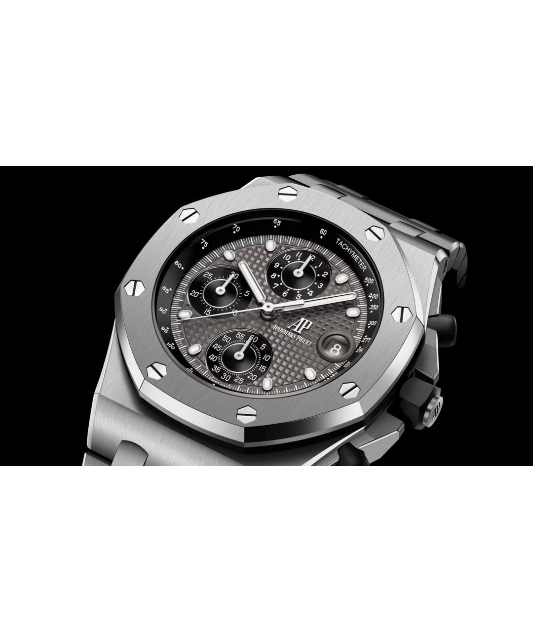Audemars Piguet Серые титановые часы, фото 3