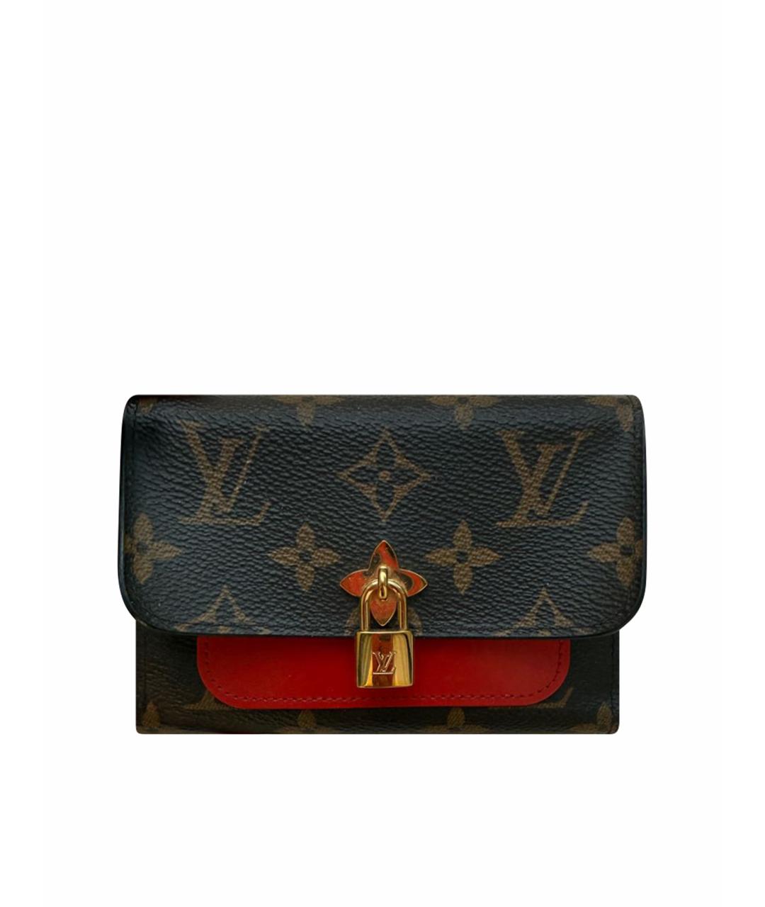 LOUIS VUITTON Коричневый кошелек, фото 1