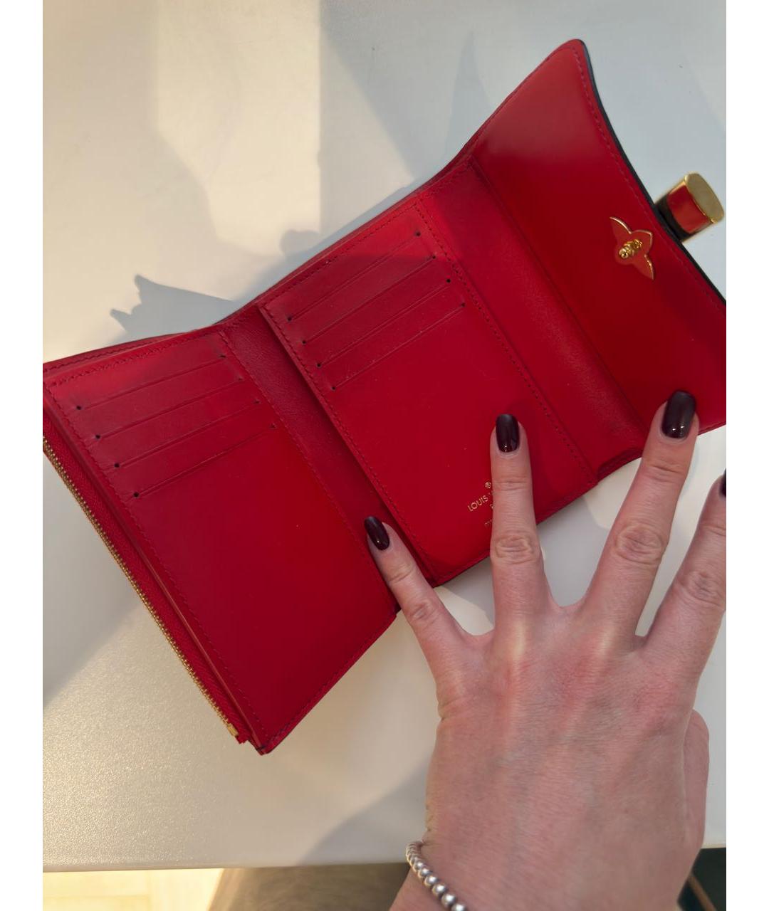LOUIS VUITTON Коричневый кошелек, фото 3
