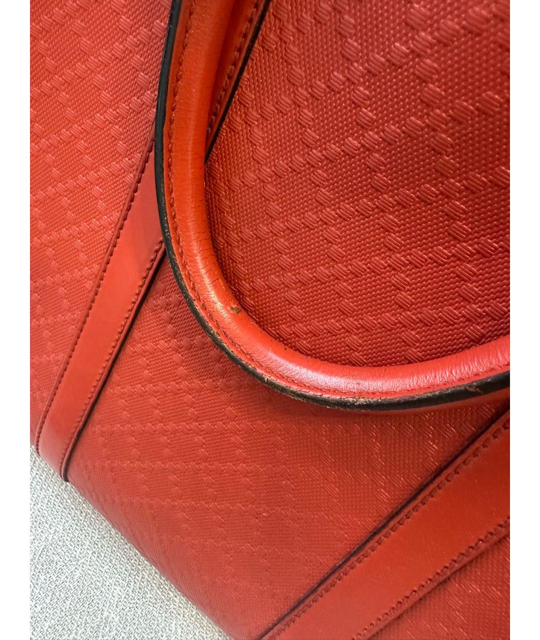 GUCCI Оранжевая кожаная сумка через плечо, фото 8