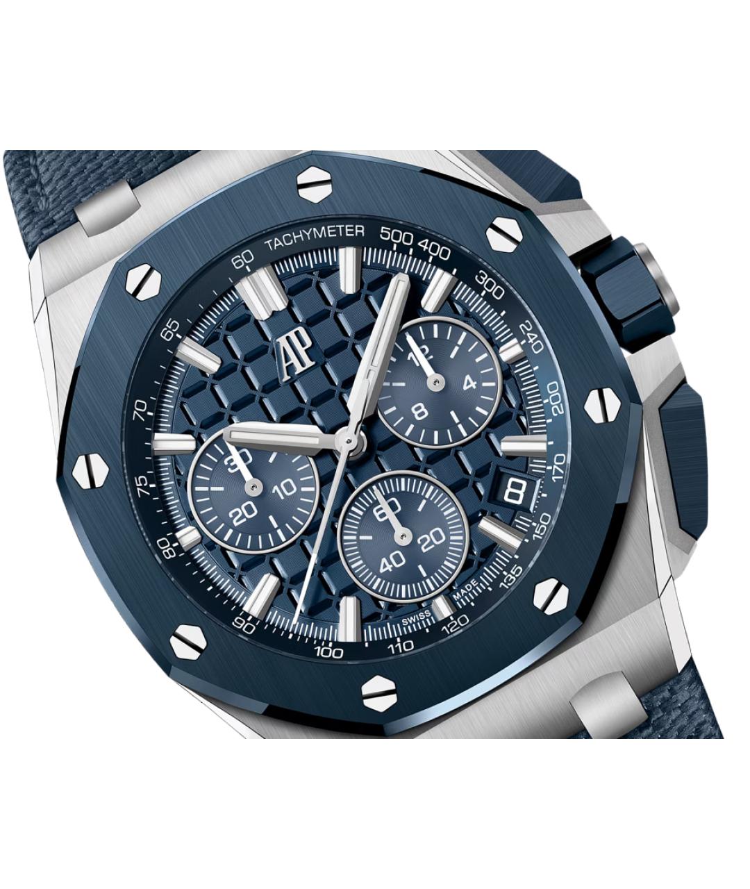 Audemars Piguet Синие керамические часы, фото 2