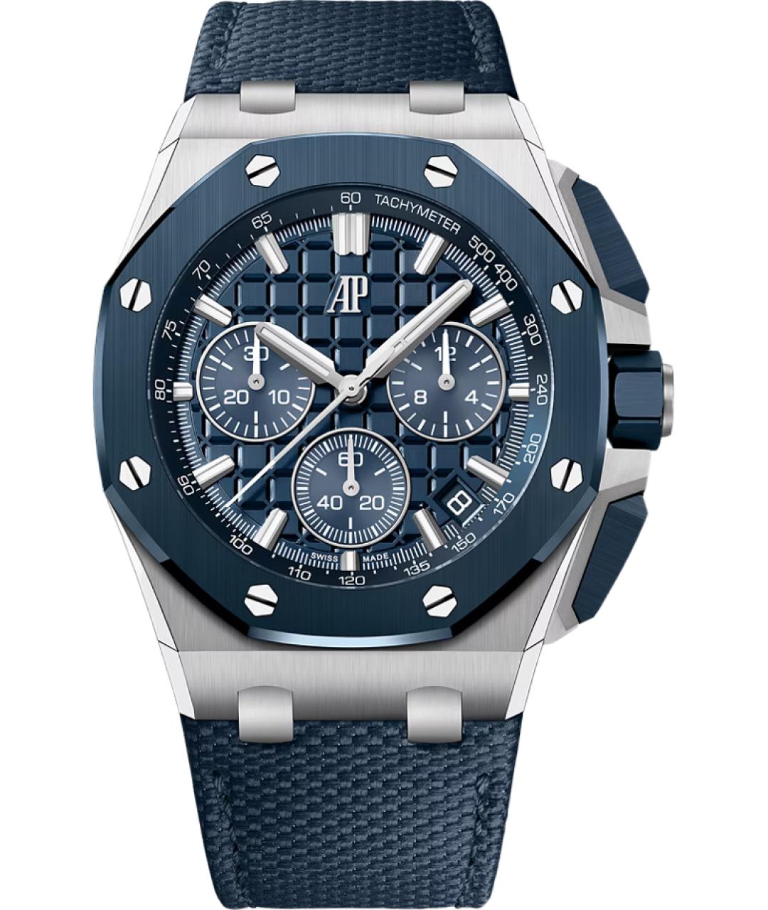 Audemars Piguet Синие керамические часы, фото 1
