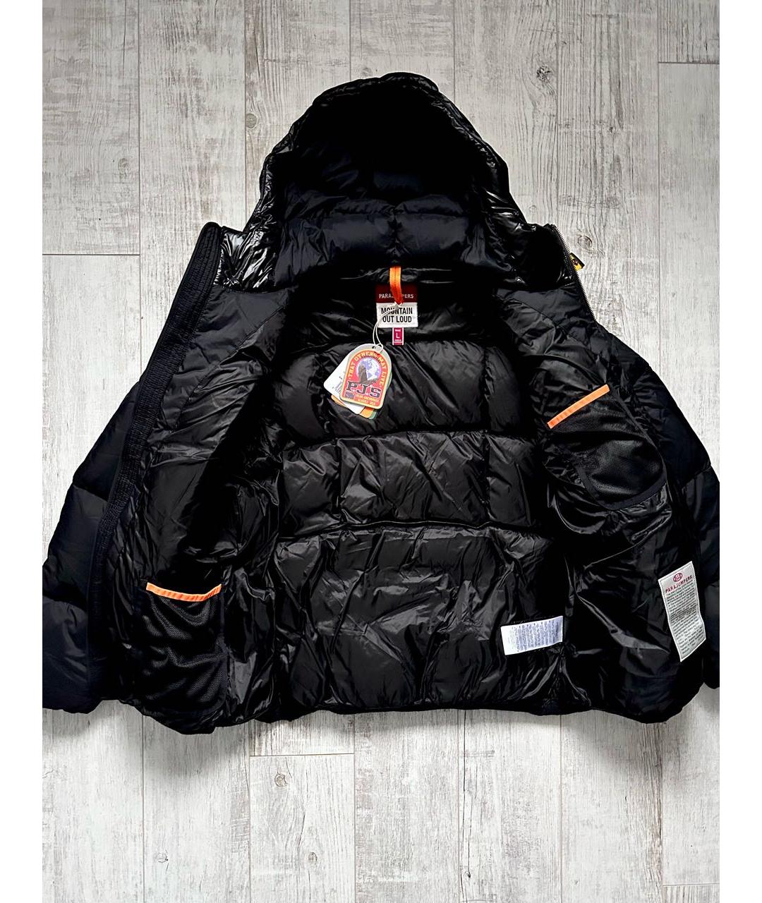 PARAJUMPERS Черный полиамидовый пуховик, фото 4
