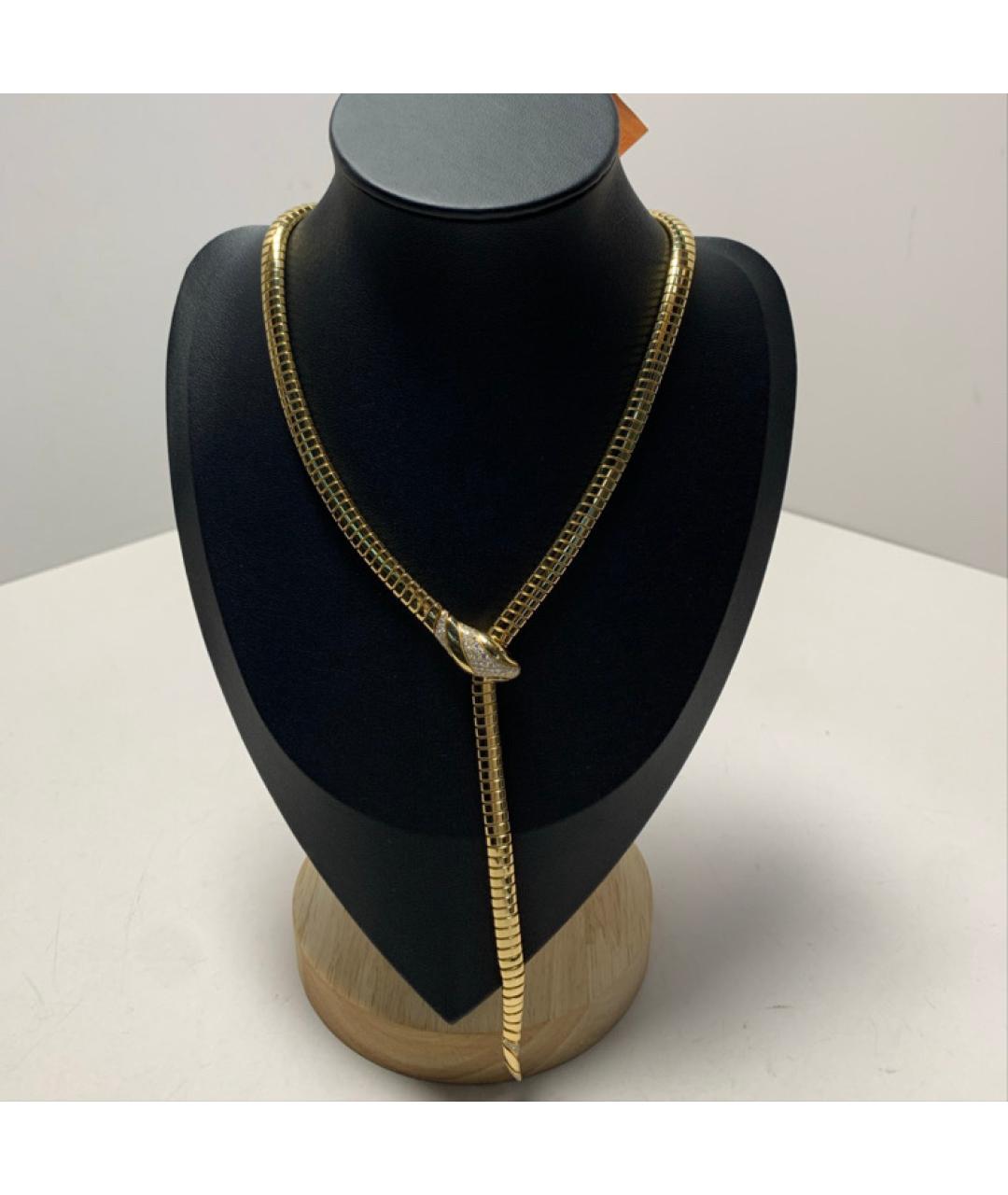 BVLGARI Золотое колье из желтого золота, фото 8