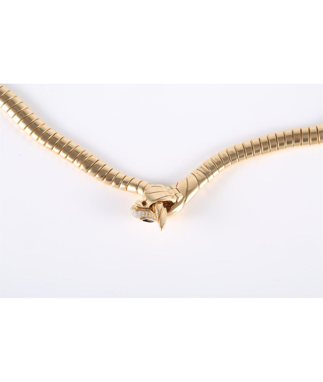 BVLGARI Золотое колье из желтого золота, фото 5