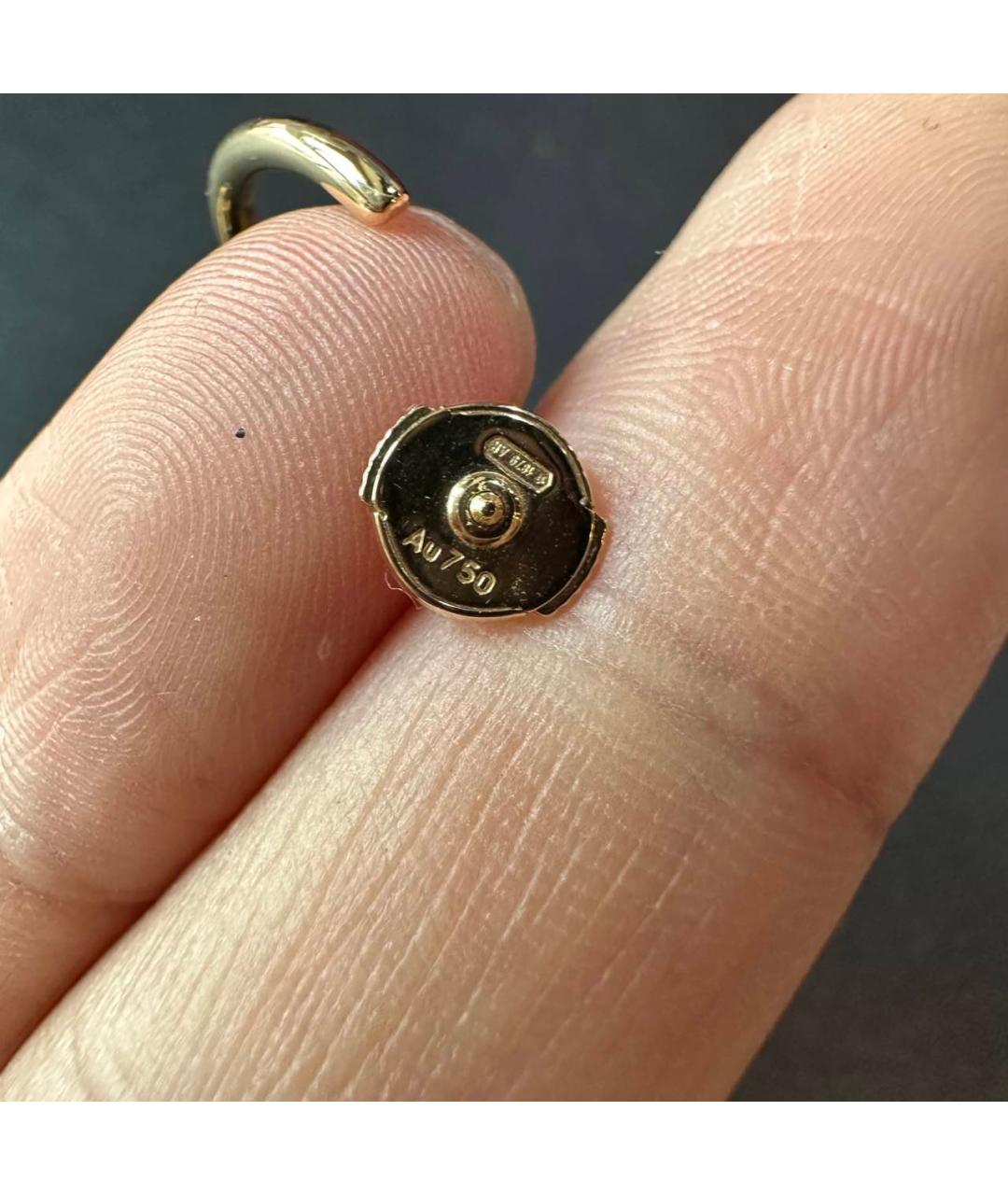 CARTIER Золотые серьги из желтого золота, фото 4