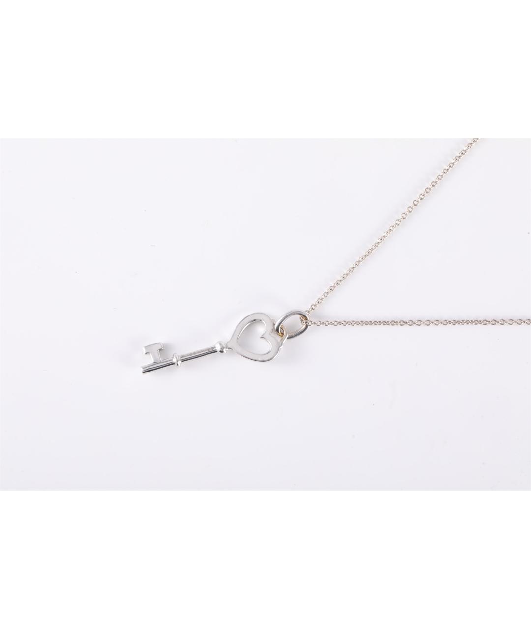 TIFFANY&CO Серебряное колье из белого золота, фото 3