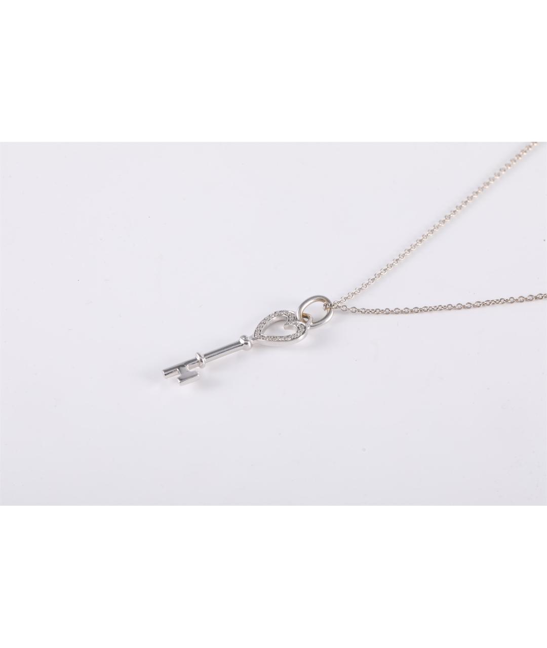 TIFFANY&CO Серебряное колье из белого золота, фото 2