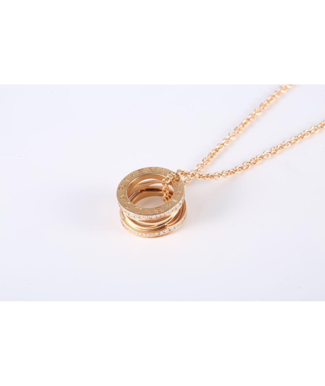 BVLGARI Золотое колье из розового золота, фото 3