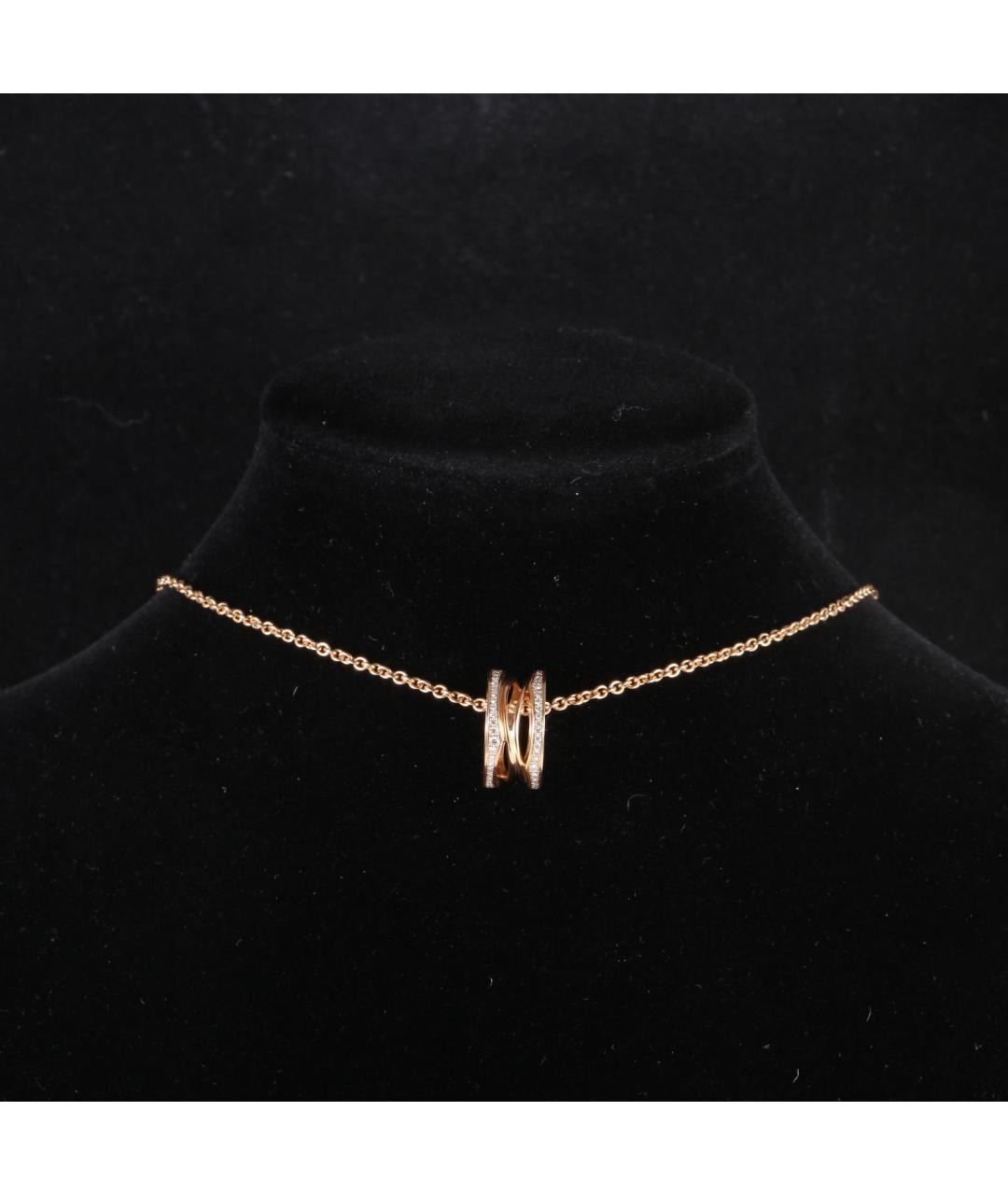 BVLGARI Золотое колье из розового золота, фото 7