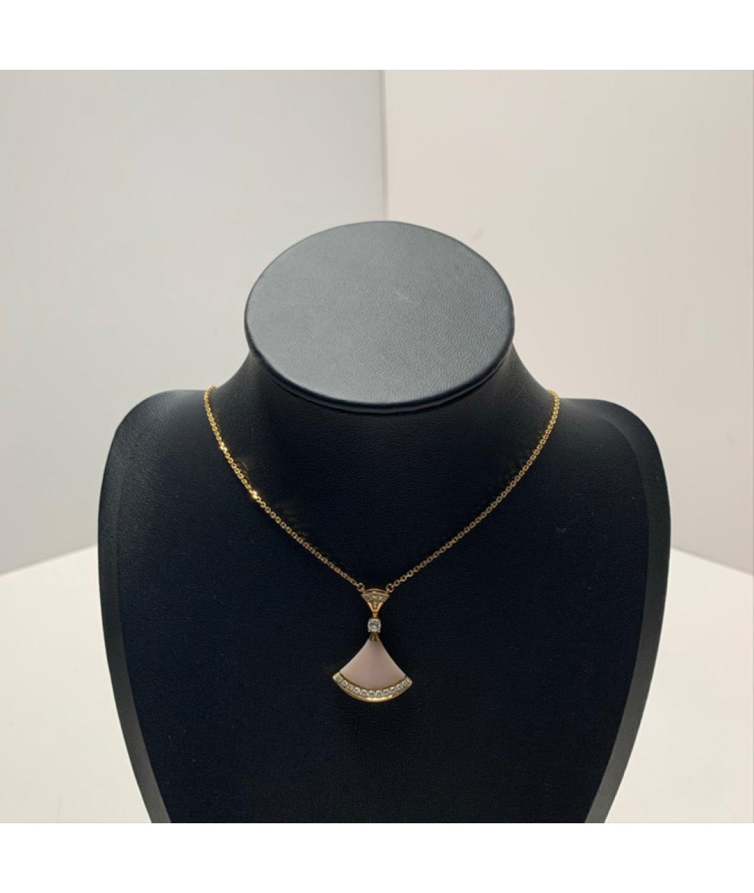 BVLGARI Золотое колье из розового золота, фото 8
