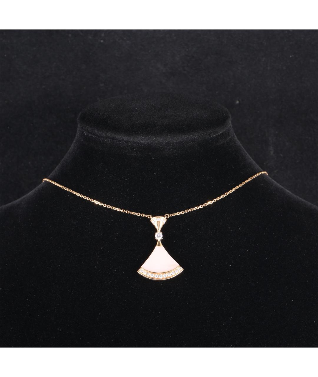 BVLGARI Золотое колье из розового золота, фото 7
