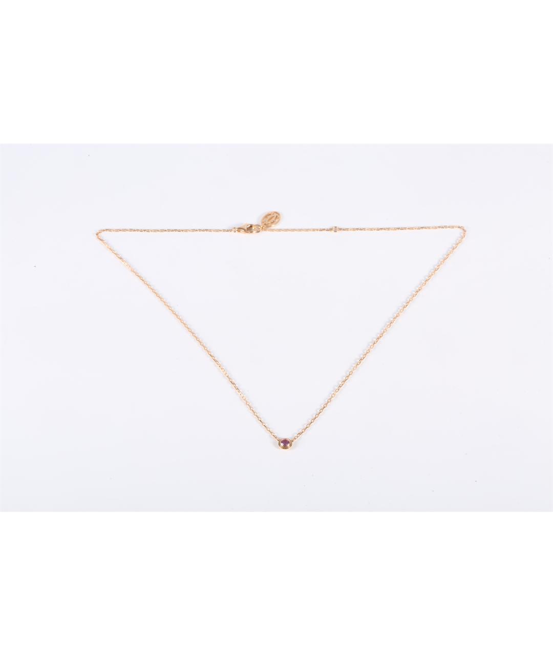 CARTIER Золотое колье из розового золота, фото 6
