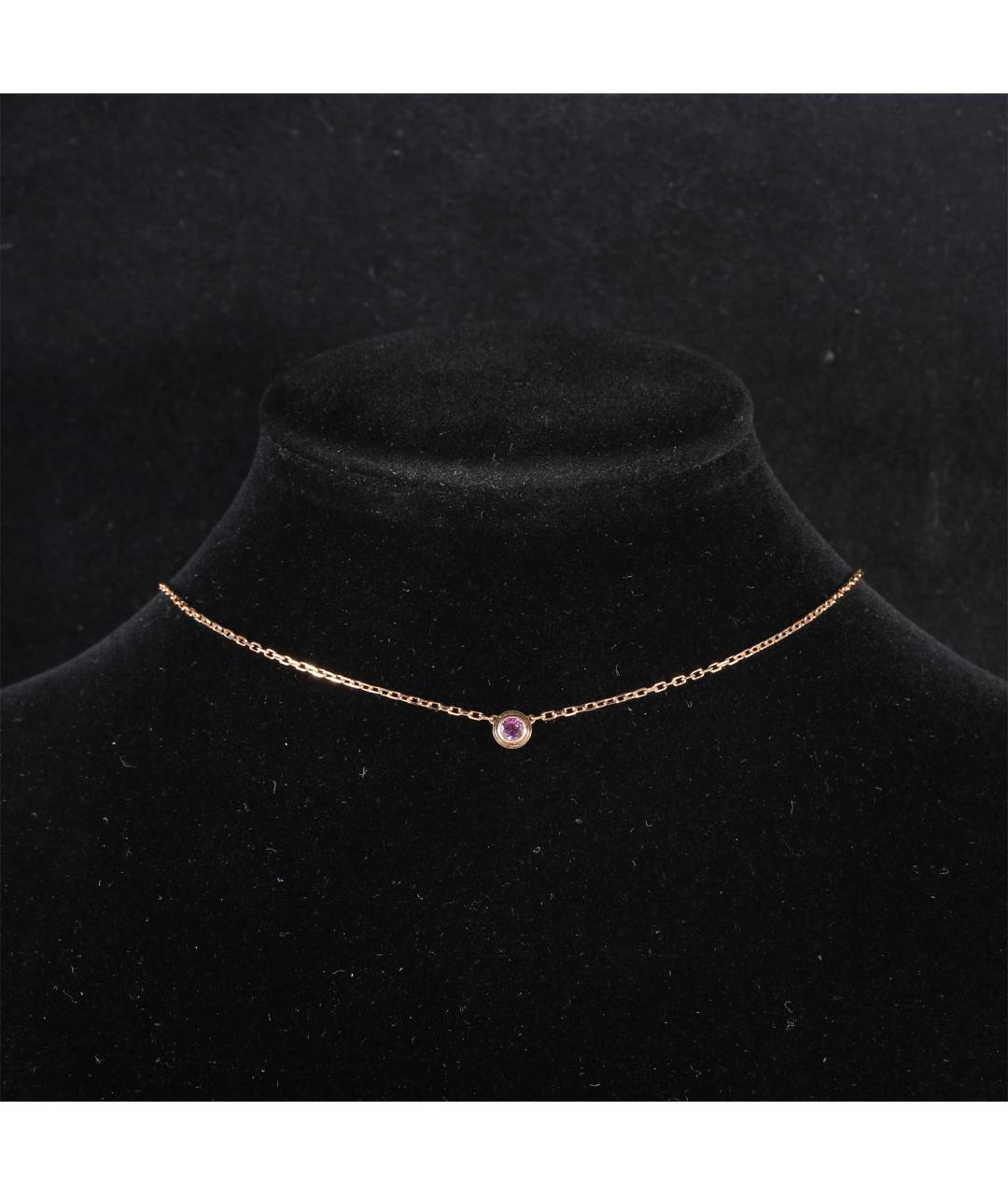 CARTIER Золотое колье из розового золота, фото 7