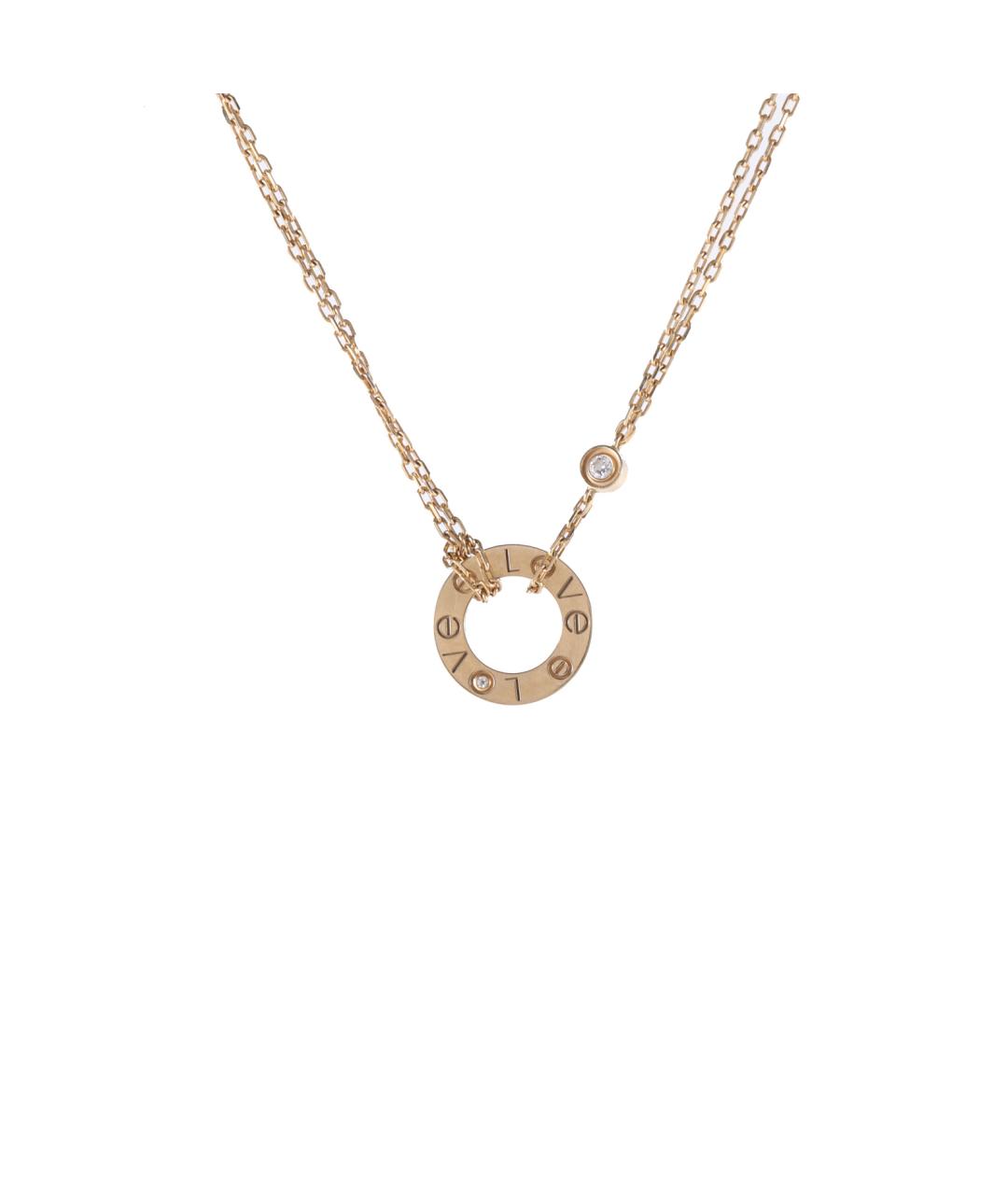 CARTIER Золотое колье из желтого золота, фото 1